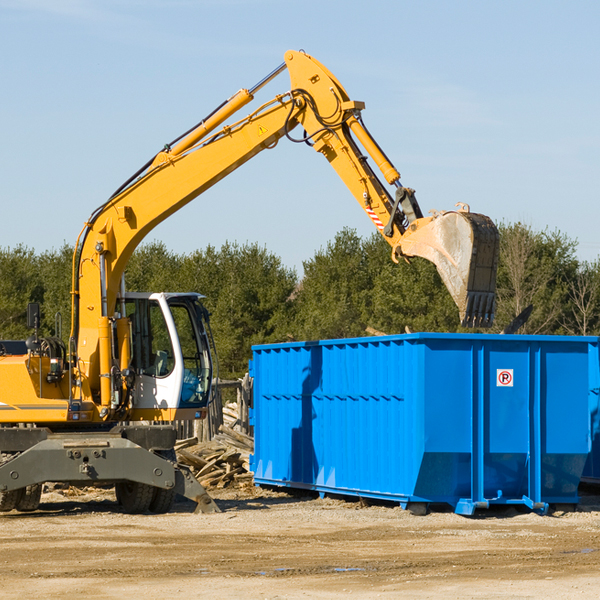 how many times can i have a residential dumpster rental emptied in New Russia